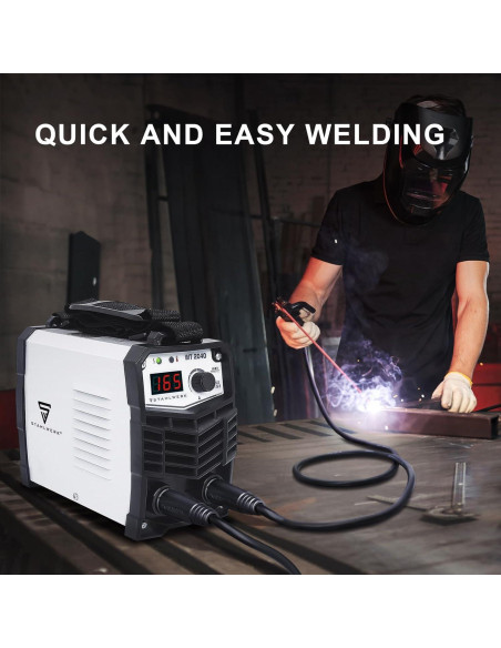 Soldadora Inverter MMA S STAHLWERK WT2040 165A Digital