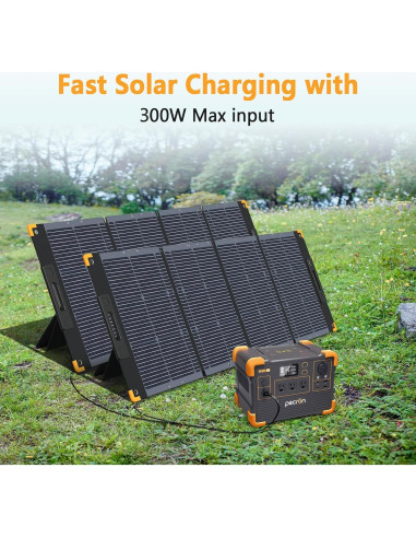 Estación de Energía Portátil Pecron E600LFP 614Wh 1200W