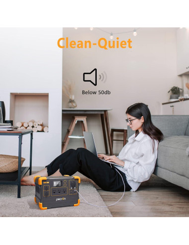 Estación de Energía Portátil Pecron E600LFP 614Wh 1200W