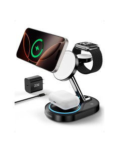 Estación de Carga 3 en 1 Nubeno para iPhone 16, Apple Watch y AirPods