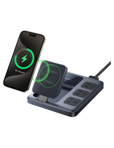 Baseus Nomos Estación Carga 8-en-1 67W Qi2 para iPhone 16/15