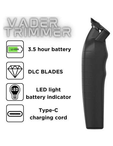 Cortadora Profesional Supreme Trimmer Vader 210 Min Sin Cable