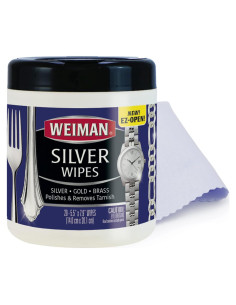 Toallitas limpiadoras Weiman para joyería - 20 unidades