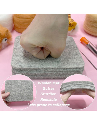 Kit de Fieltro ZygoFelts 6pcs Animales para Manualidades