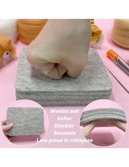 Kit de Fieltro ZygoFelts 6pcs Animales para Manualidades