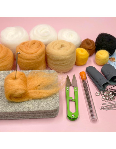 Kit de Fieltro ZygoFelts 6pcs Animales para Manualidades