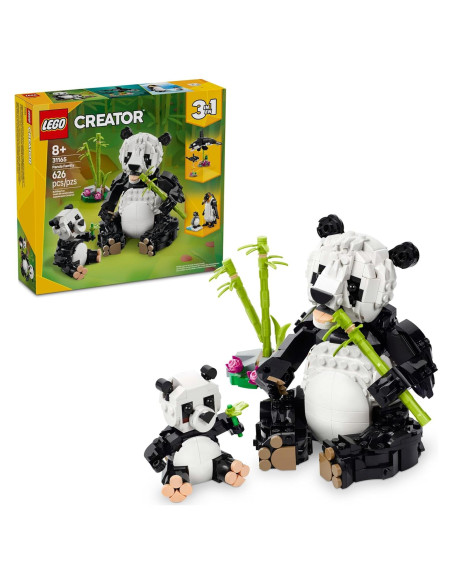 LEGO Creator 3 en 1 Animales Salvajes Panda - 626 Piezas