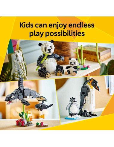 LEGO Creator 3 en 1 Animales Salvajes Panda - 626 Piezas