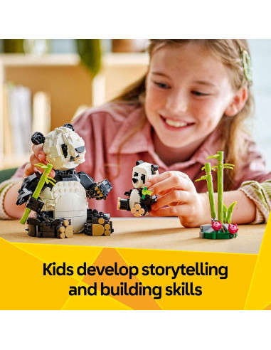 LEGO Creator 3 en 1 Animales Salvajes Panda - 626 Piezas