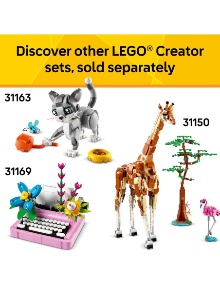 LEGO Creator 3 en 1 Animales Salvajes Panda - 626 Piezas