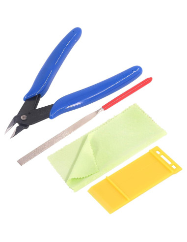 Juego de herramientas de modelismo Rustark 10 piezas