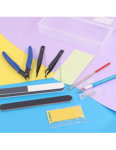 Juego de herramientas de modelismo Rustark 10 piezas