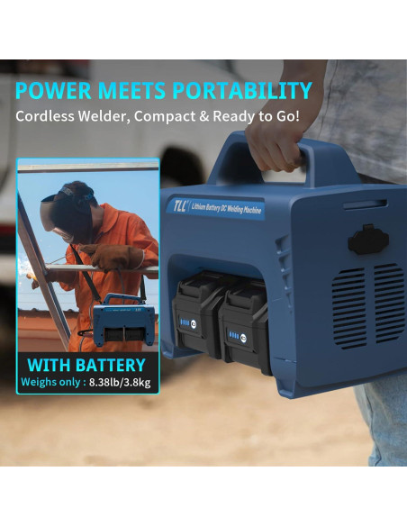 Soldador a Batería TLL ZW-160 120A Portátil Inalámbrico