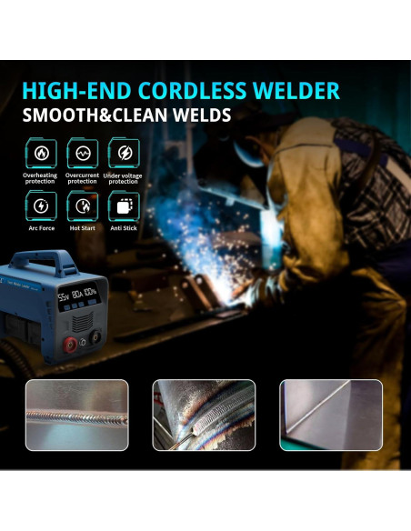 Soldador a Batería TLL ZW-160 120A Portátil Inalámbrico