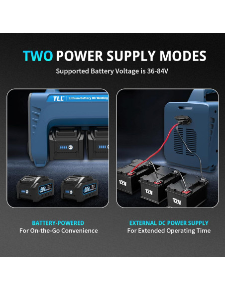 Soldador a Batería TLL ZW-160 120A Portátil Inalámbrico