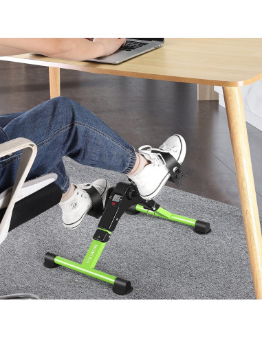 Mini Bicicleta de Ejercicio MOMODA Plegable con Monitor LCD