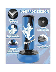 Bolsa de Boxeo Inflable YORWHIN 167 cm con Guantes 2