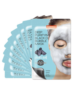 Mascarilla Burbujeante Negra Purederm 10 Piezas Hidratante