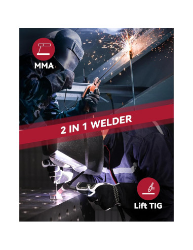 Soldador ARCCAPTAIN 160A Portátil Inversor IGBT LED