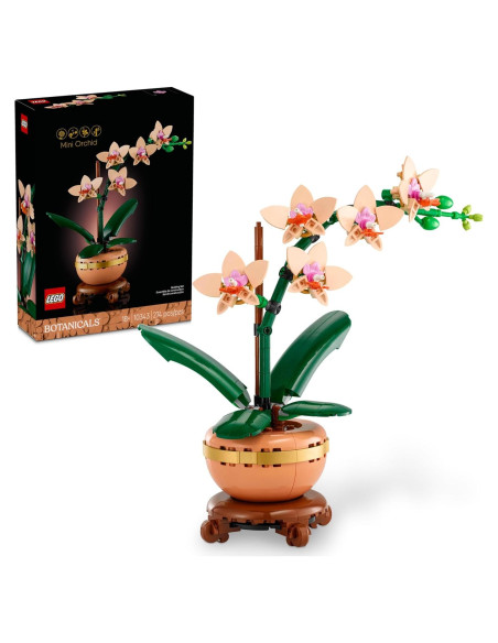 LEGO Botanicals Mini Orquídea 10343 - Decoración para Hogar