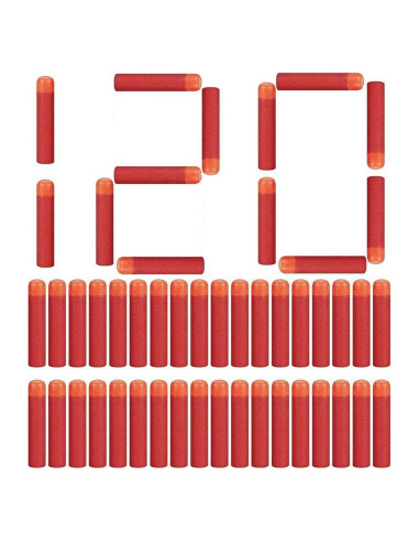 Paquete de 120 Dardos de Recarga Little Valentine N-Strike Mega