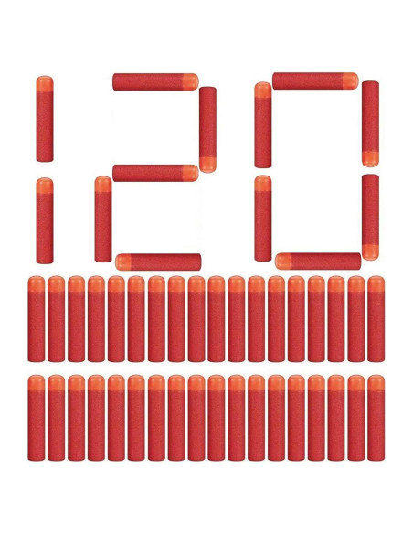 Paquete de 120 Dardos de Recarga Little Valentine N-Strike Mega