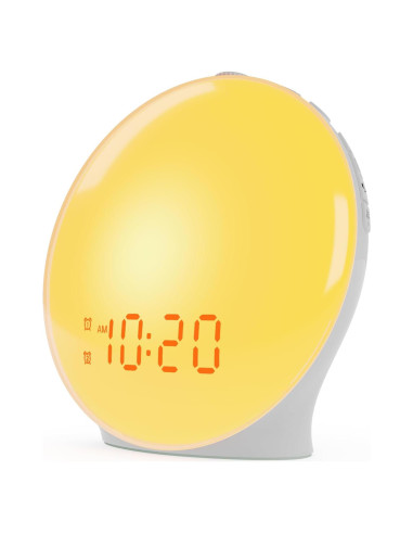Despertador Luz de Amanecer JALL K8 con Radio FM y Snooze