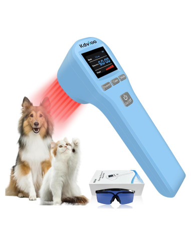Terapia con Láser Frío Kdvioo para Mascotas 808nm 650nm