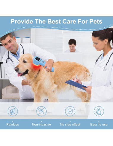 Terapia con Láser Frío Kdvioo para Mascotas 808nm 650nm