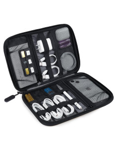 Organizador de Viaje BAGSMART para Electrónicos Negro