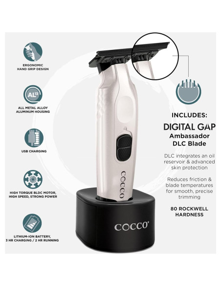 Cocco Veloce Pro Trimmer Inalámbrico Metal 15cm