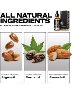 Aceite para Barba Waking Forest 60 ml Biotina Sin Fragancia 2