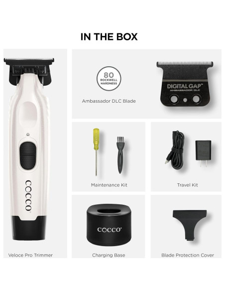 Cocco Veloce Pro Trimmer Inalámbrico Metal 15cm