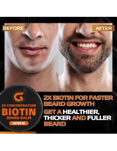 Bálsamo para Barba Gentrymancare 2X Biotina 56.7 g 2