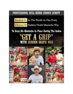 Cera para Bigote Fijación Fuerte Sudden Death 28g 2