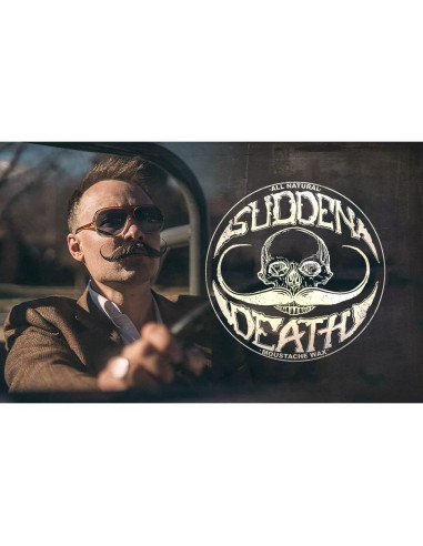 Cera para Bigote Fijación Fuerte Sudden Death 28g