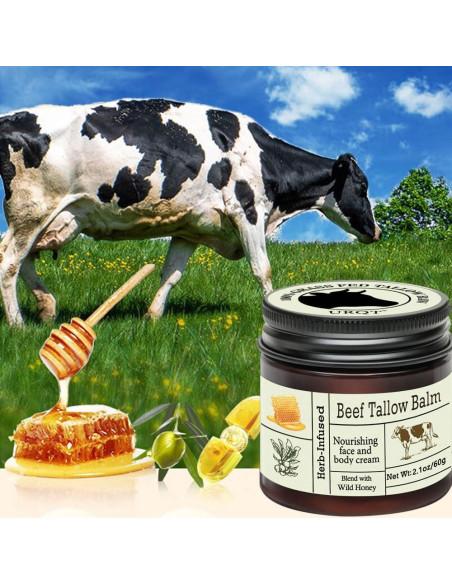 Bálsamo Hidratante URQT de Grasa de Res Orgánica 82g Bálsamo Hidratante URQT de Grasa de Res Orgánica 82g