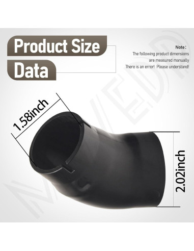 Adaptador de Aspiradora Codo MWEDP 4.76 cm para Sierra Ingletadora