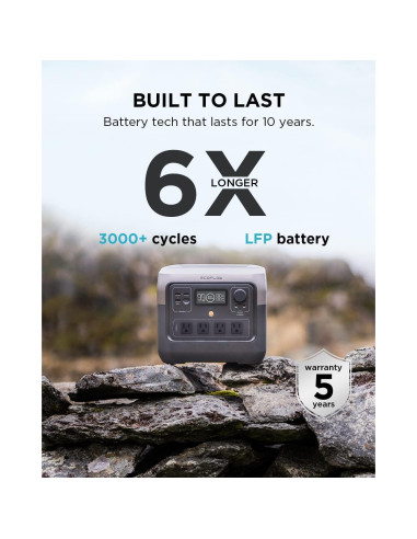 Estación de Energía Portátil EF ECOFLOW RIVER 2 Pro 768Wh
