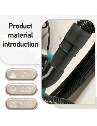 Adaptador de Aspiradora Codo MWEDP 4.76 cm para Sierra Ingletadora