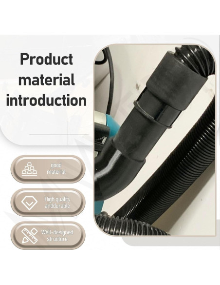 Adaptador de Aspiradora Codo MWEDP 4.76 cm para Sierra Ingletadora