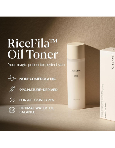 Tónico Facial Hidratante HAYEJIN Aceite de Arroz 150 ml