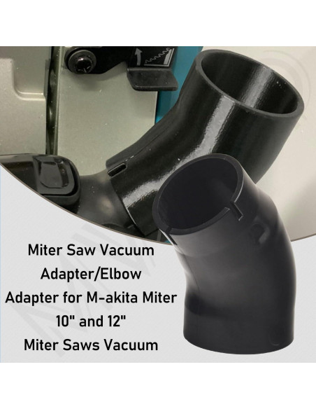Adaptador de Aspiradora Codo MWEDP 4.76 cm para Sierra Ingletadora