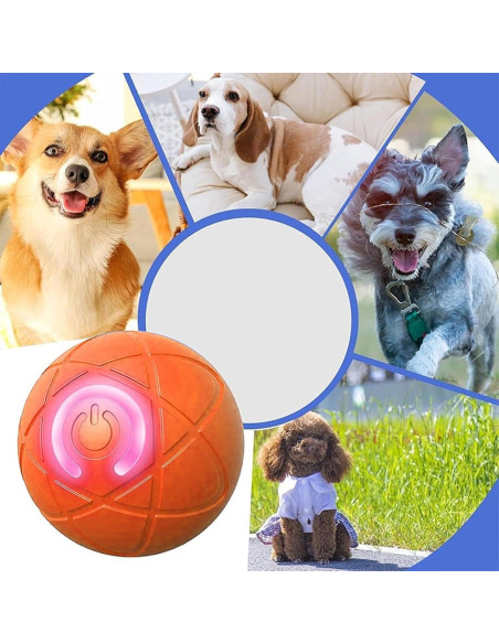 Pelota Interactiva para Perros Genérica - Vibrante y LED