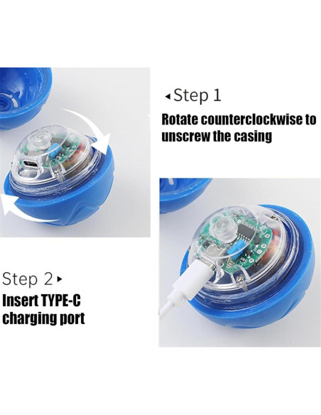 Pelota Interactiva para Perros Genérica - Vibrante y LED