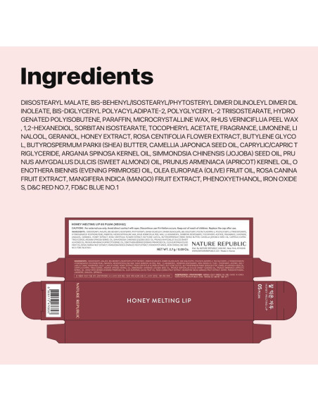 Bálsamo Labial Nature Republic 05 Ciruela Hidratante