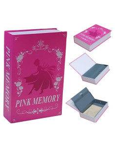 Caja de Libro Misslanonly con Cerradura - Memoria Rosa