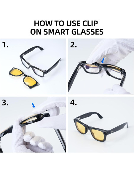 Clip Polarizado RCstyle para Ray-Ban Meta Wayfarer L