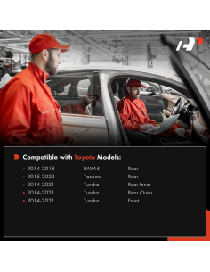 Sensor de Estacionamiento A-Premium 4-PC para Toyota RAV4 2