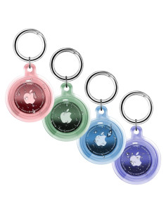 Estuche impermeable 4 Pack para AirTag Apple - UVEPBSMN